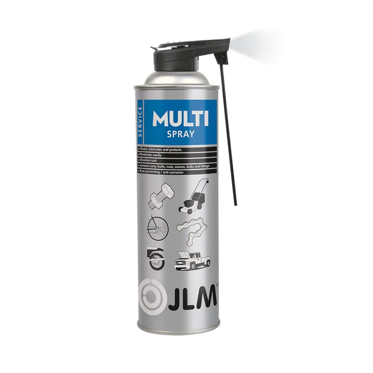 منتج لتزييت وحماية وتنظيف جميع أنواع الأجزاء المعدنية والبلاستيكية - JLM Multispray J04200